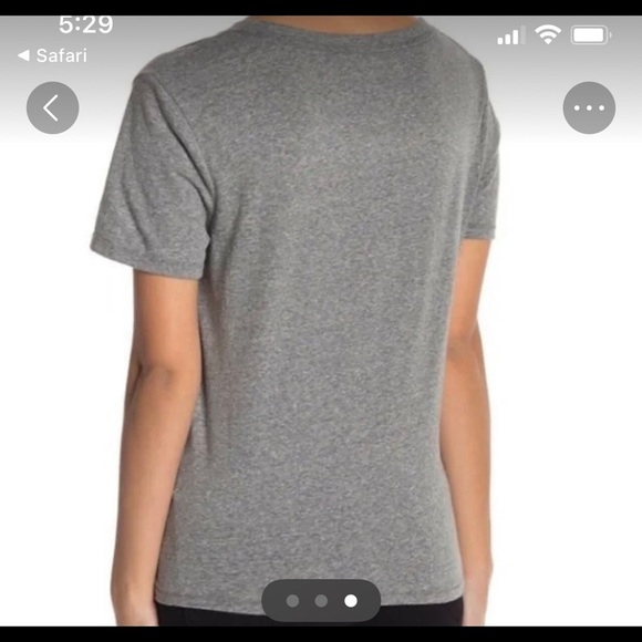 BP NORDSTROM OVERSIZED V CROPPED TEE. Heather grey available in XS S M - Picture 4 of 10